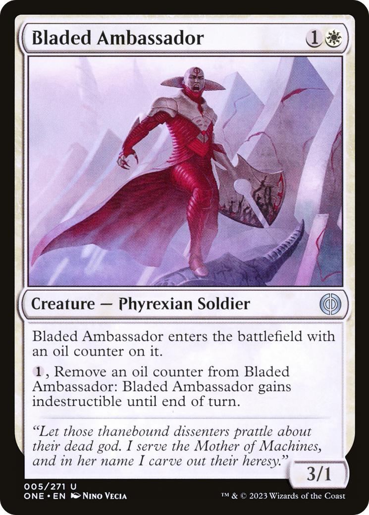 Ambassadrice à lames [Phyrexia : Tout sera un]