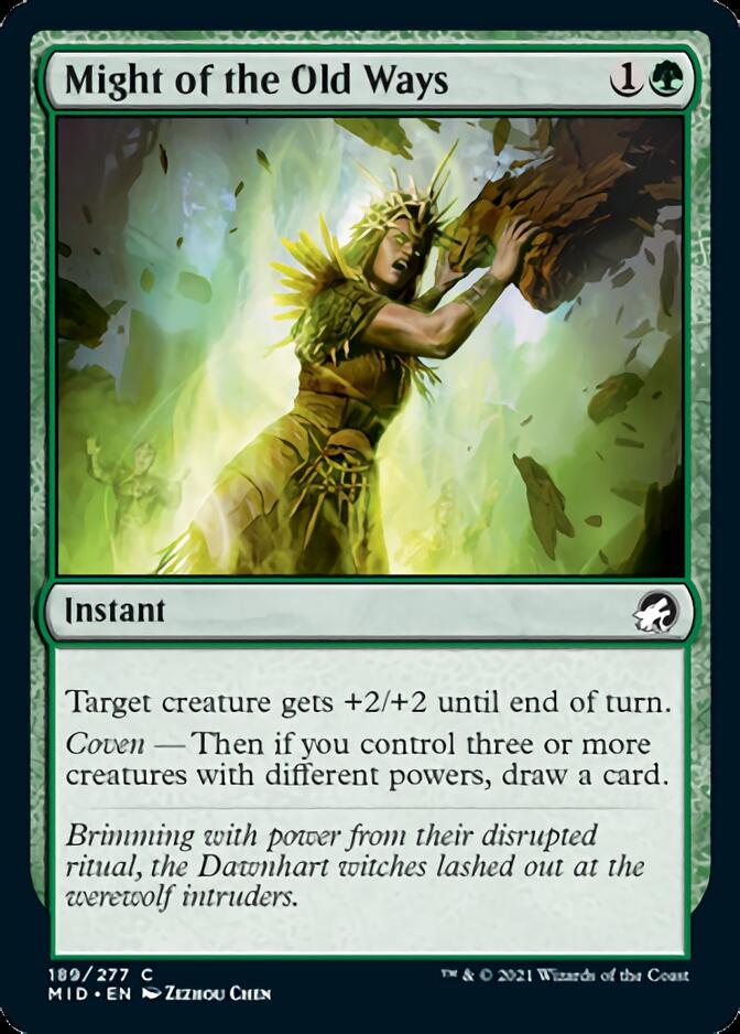 Puissance des anciennes coutumes [Innistrad : Chasse de minuit]