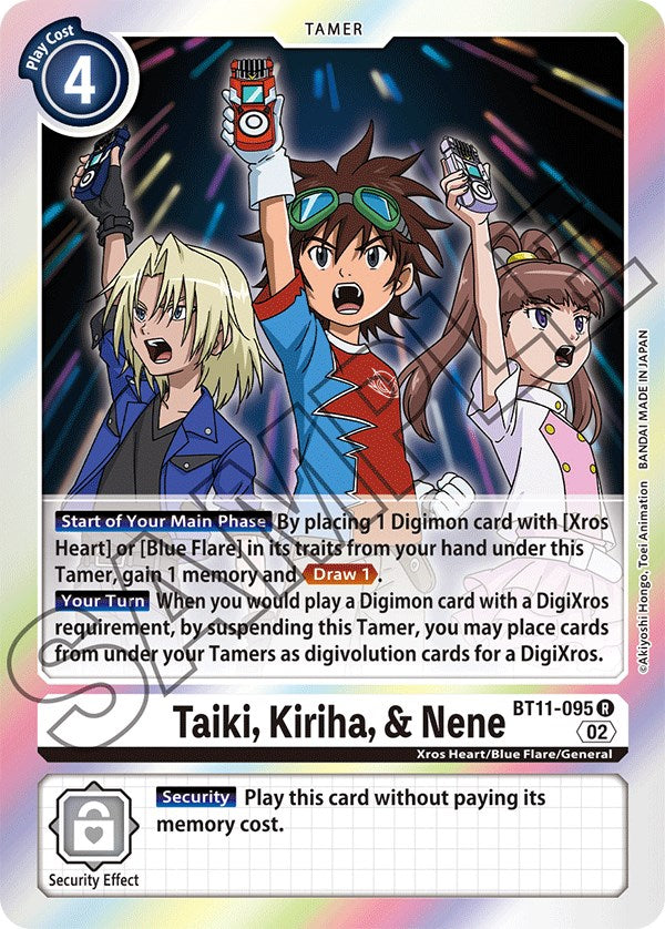 Taiki, Kiriha y Nene [BT11-095] [Fase dimensional]