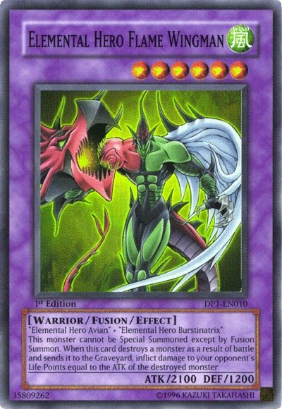 HÉROS Élémentaire Aile de Feu [DP1-FR010] Super Rare