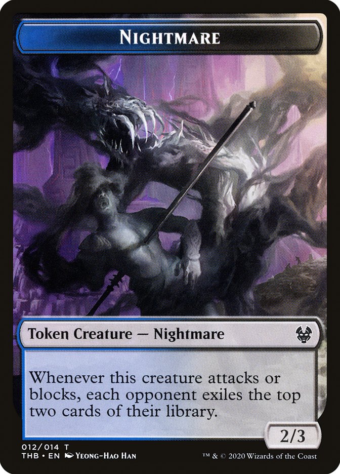 Satyr // Cauchemar Jeton double-face [Jetons Theros Beyond Death]