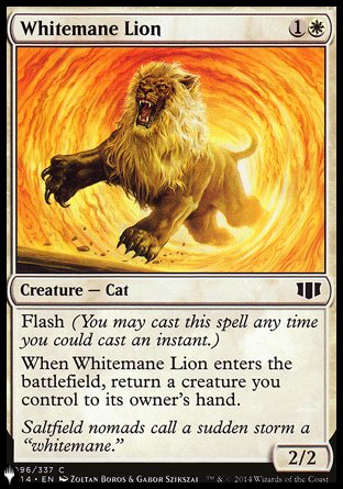 Lion crinière blanche [The List]