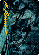 Carte artistique Lever de lune contre nature (Signature estampée à l'or) [Innistrad: Chasse de minuit Art Series]