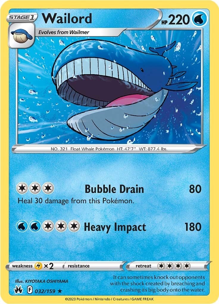 Wailord (032/159) [Espada y Escudo: Cenit Supremo]