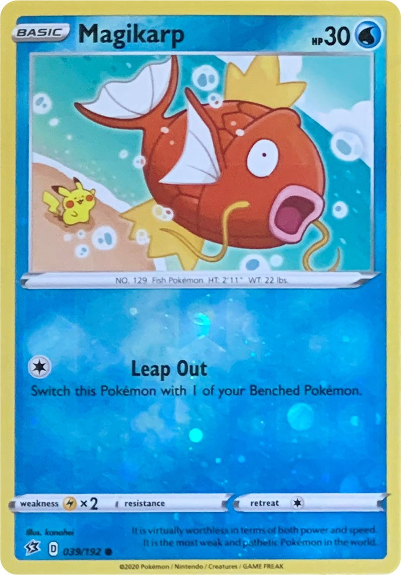 Magikarp (039/192) (Holográfica inversa cosmos) [Espada y Escudo: Choque Rebelde]