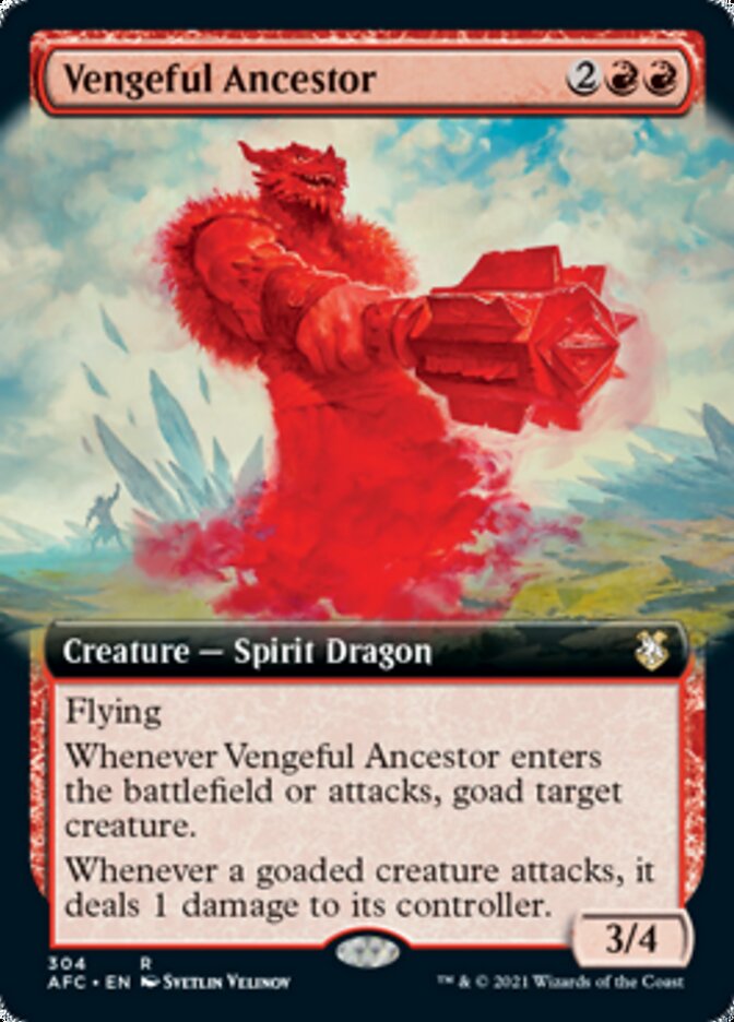 Ancêtre vengeur (Illustration étendue) [Donjons & Dragons : Commander Légendes de la côte de la Voie lactée]