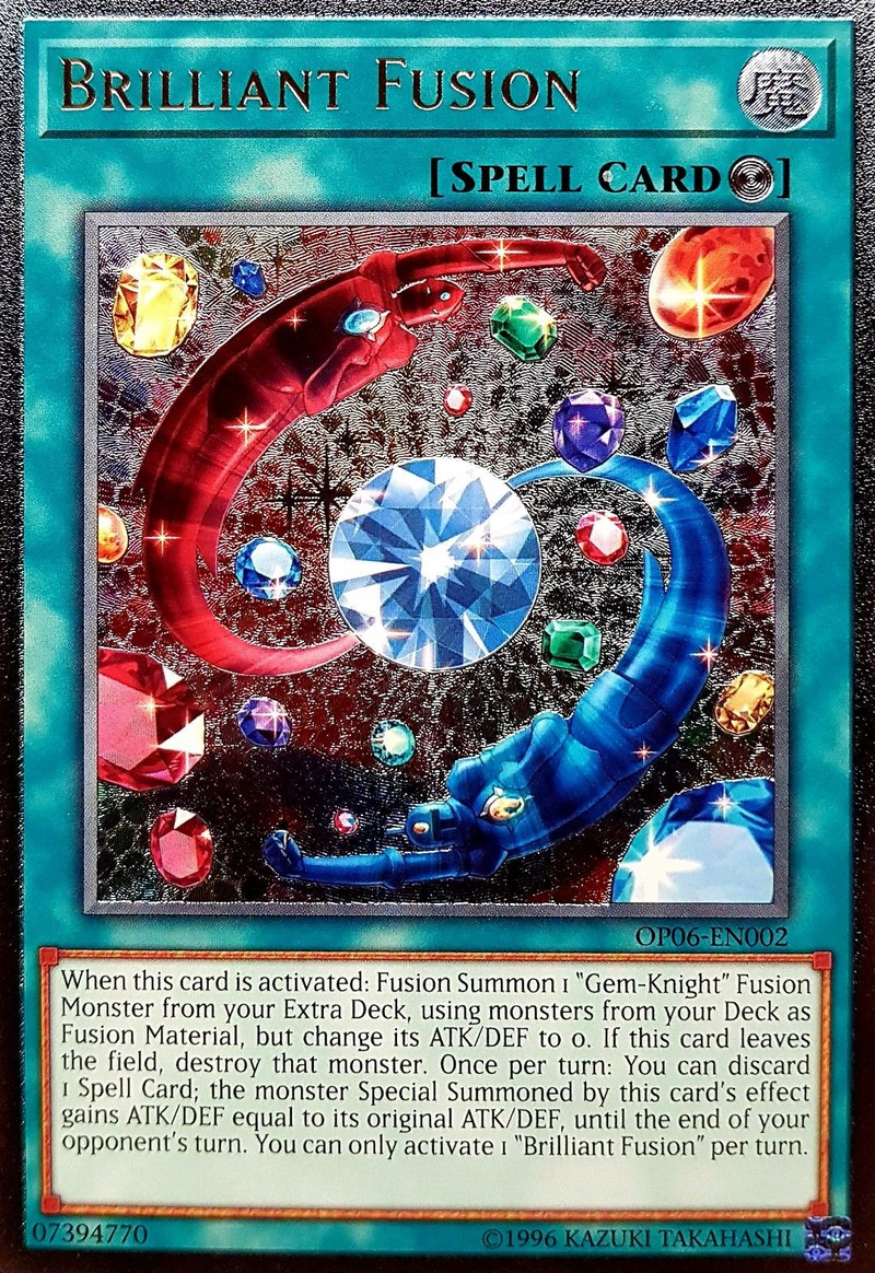 Fusion Brillante [OP06-EN002] Ultimate Rare
