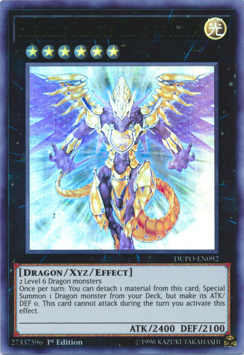 Roi Hiératique Dragon de Nuit d'Atum [DUPO-FR092] Ultra Rare