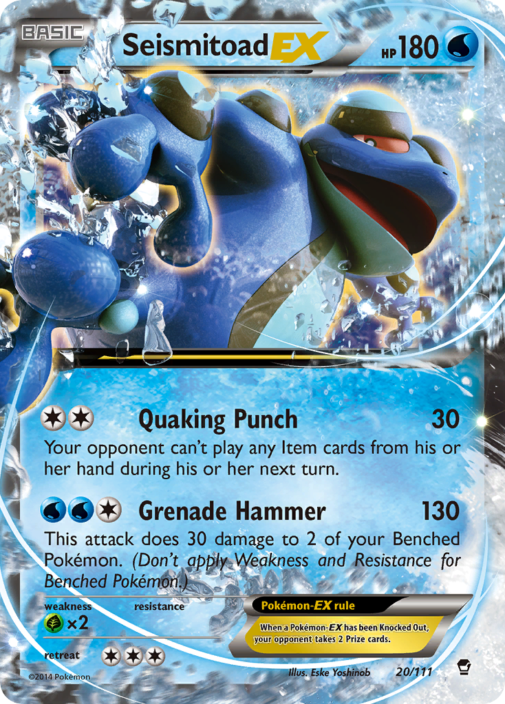 Crapustule EX (20/111) [XY: Poings Furieux]