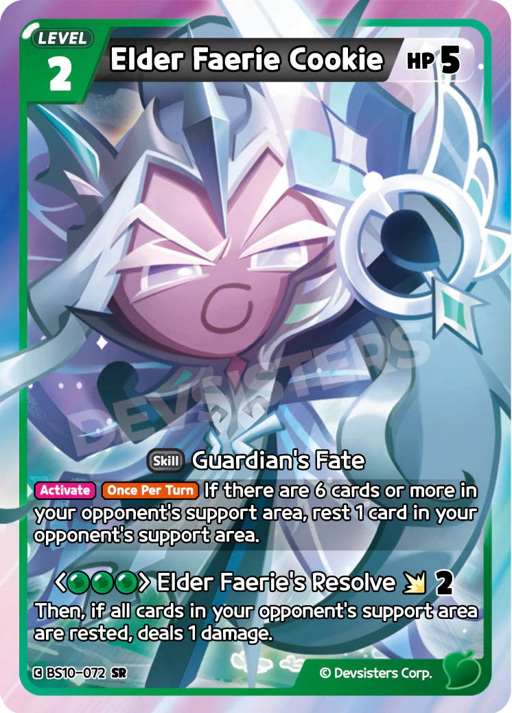 Image for Elder Faerie Cookie (BS10-072) (BS10) - CookieRun: Braverse TCG