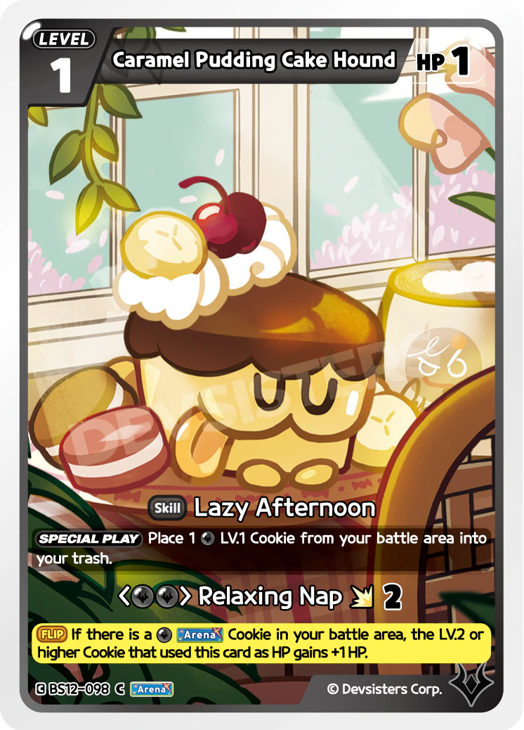 Image for Caramel Pudding Cake Hound (BS12-098) (BS12) - CookieRun: Braverse TCG