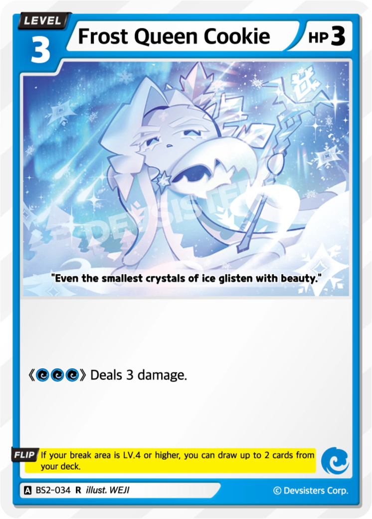 Image for Frost Queen Cookie (BS2-034) (BS2) - CookieRun: Braverse TCG