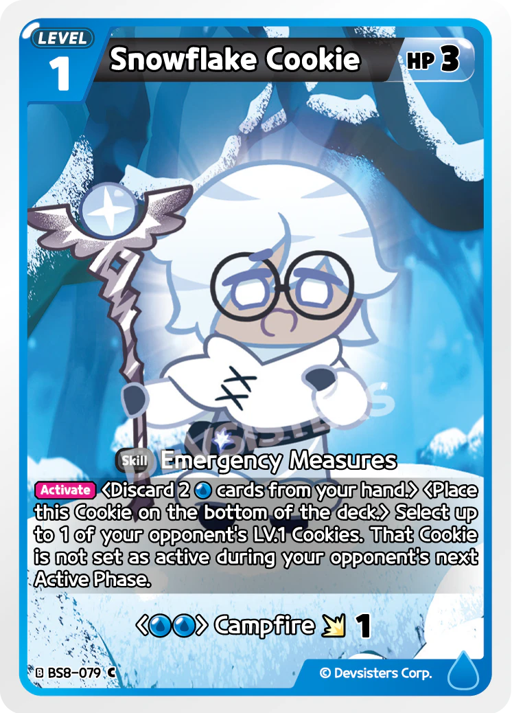 Image for Snowflake Cookie (BS8-079) (BS8) - CookieRun: Braverse TCG