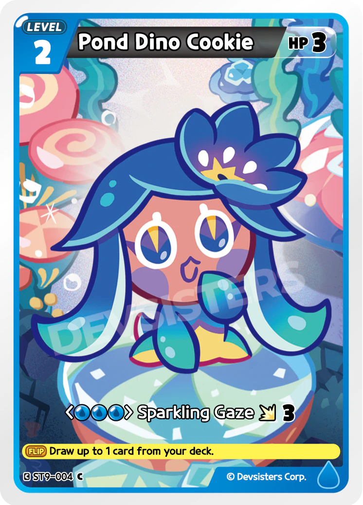 Image for Pond Dino Cookie (ST9-004) (ST9) - CookieRun: Braverse TCG