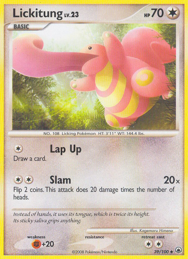 Lickitung (39/100) [Diamant & Perle : Aube Majestueuse]