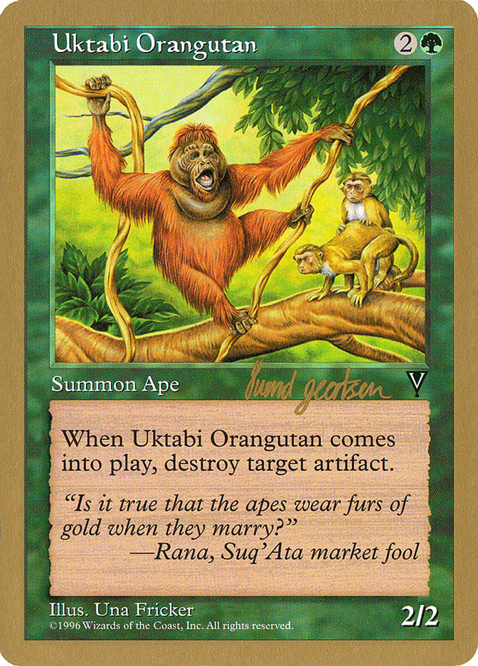 Orang-outan d'Uktabi (Svend Geertsen) [Decks des Championnats du Monde 1997]