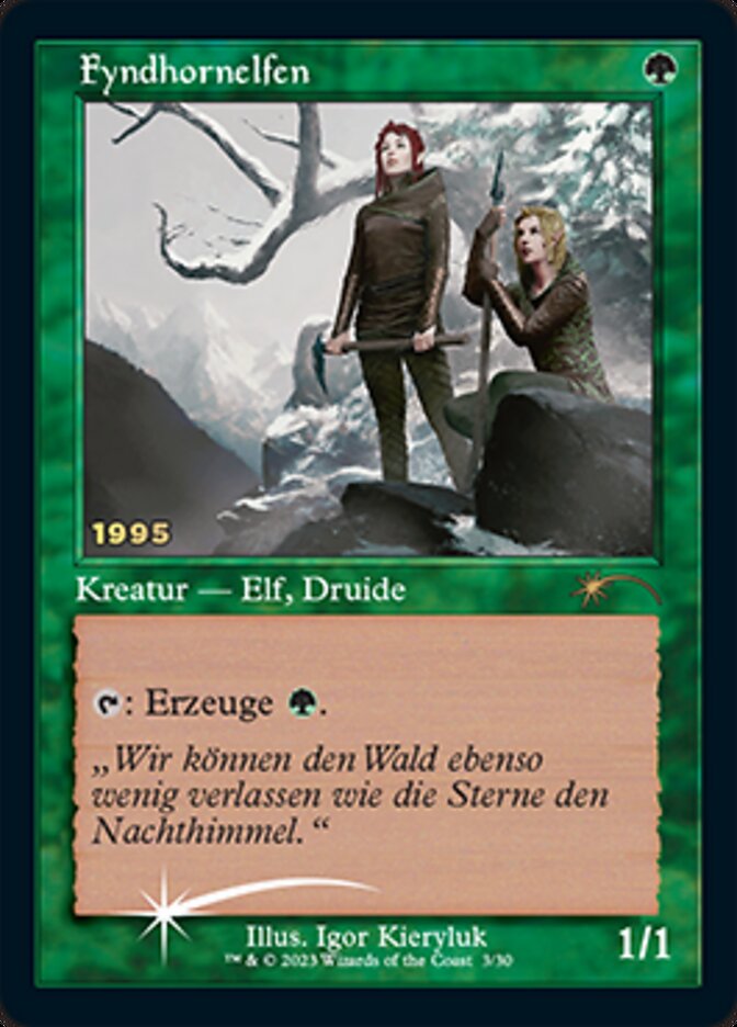 Elfes de Fyndhorn (Fyndhorn Elves) [Promos du 30e Anniversaire]
