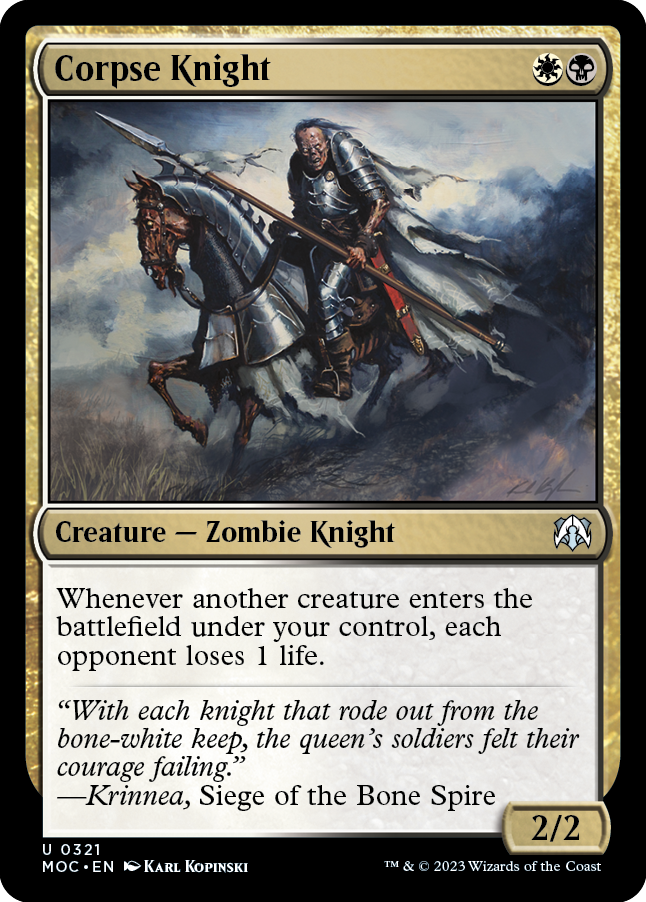 Caballero cadavérico [Commander: Marcha de las máquinas]