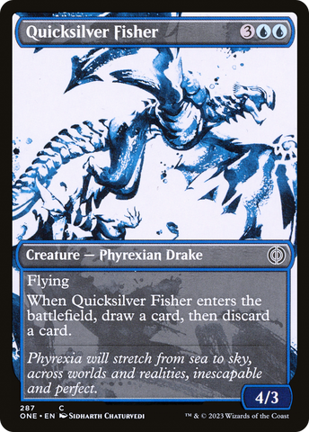Pescador veloz (Icor de exhibición) [Phyrexia: All Will Be One]