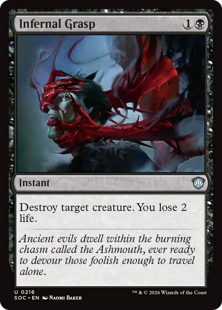 Agarre infernal [Commander: Secretos de Strixhaven]