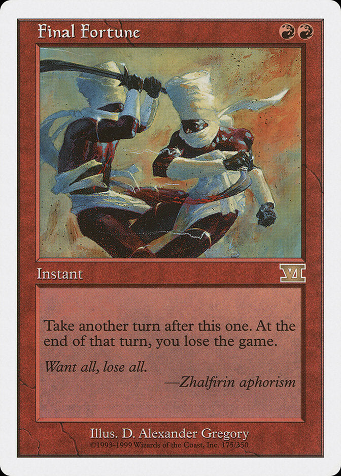 Fortune Finale [Sixième édition classique]