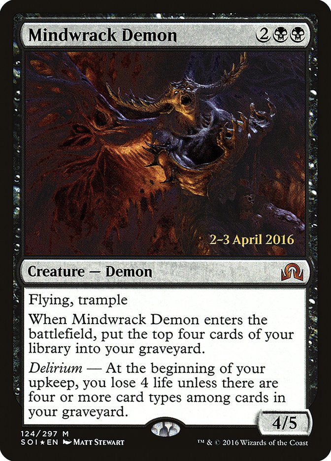 Démon dévoreur d'esprit [Promos Évènement de la communauté Shadows over Innistrad]