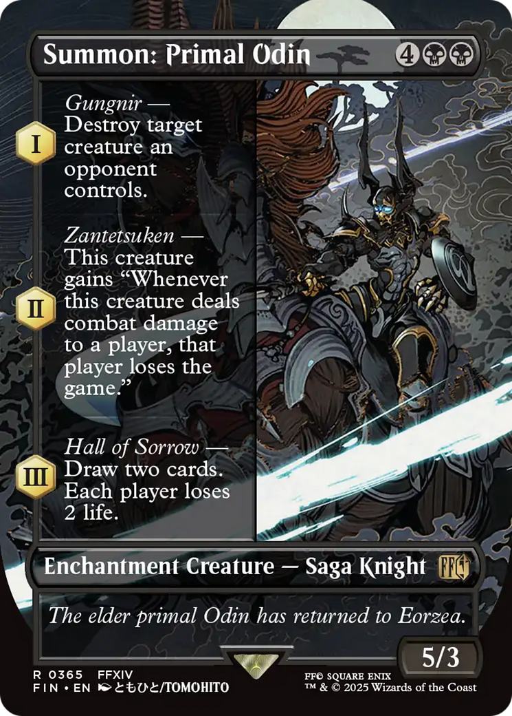 Invocation : Odin primordial (sans bordure) [FINAL FANTASY]