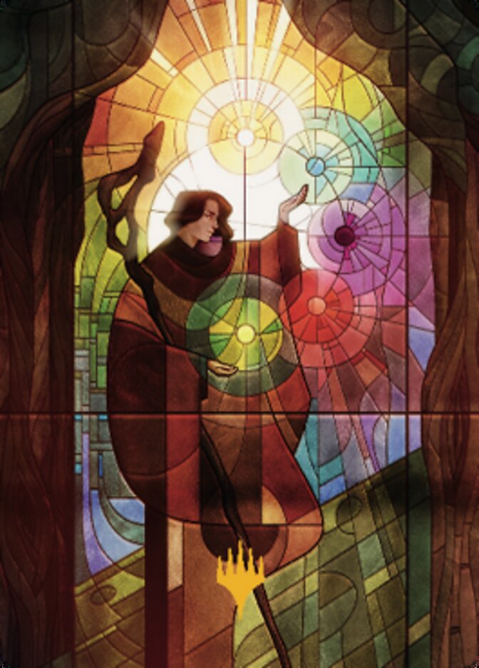 Jodah, l'Unificateur Carte artistique (Signature estampée or) [Série artistique Dominaria Uni]
