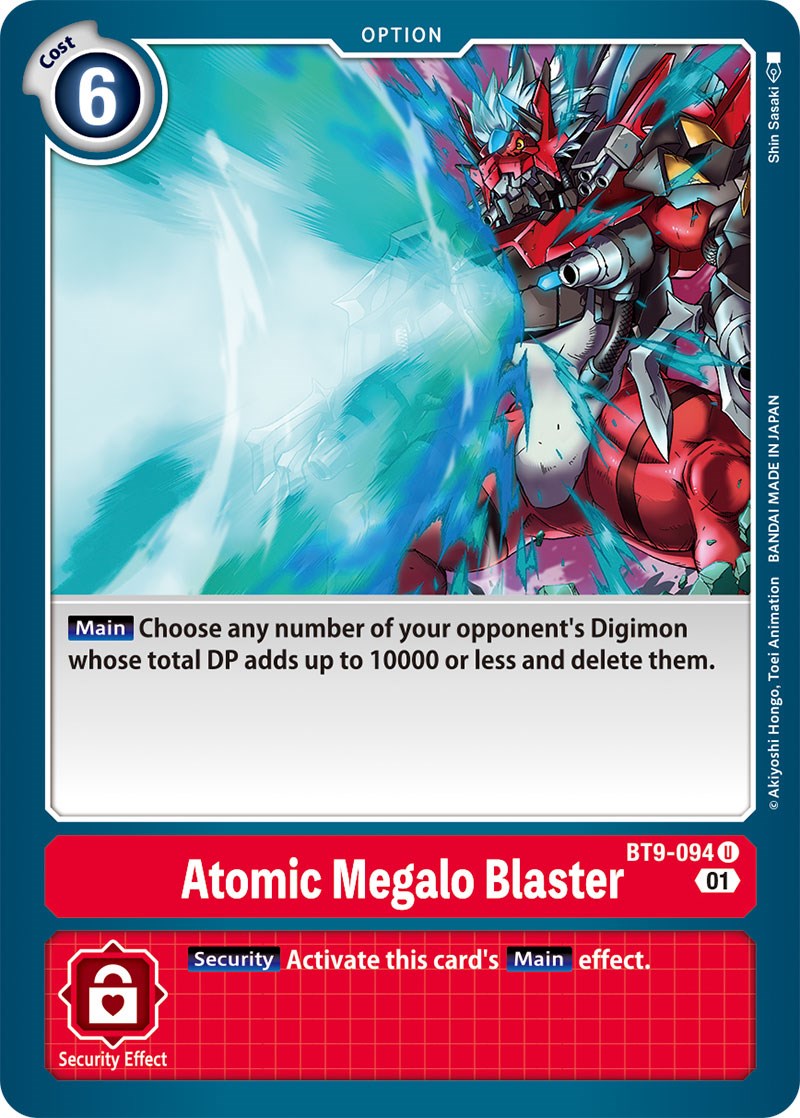 Bláster Megalo Atómico [BT9-094] [Registro X]