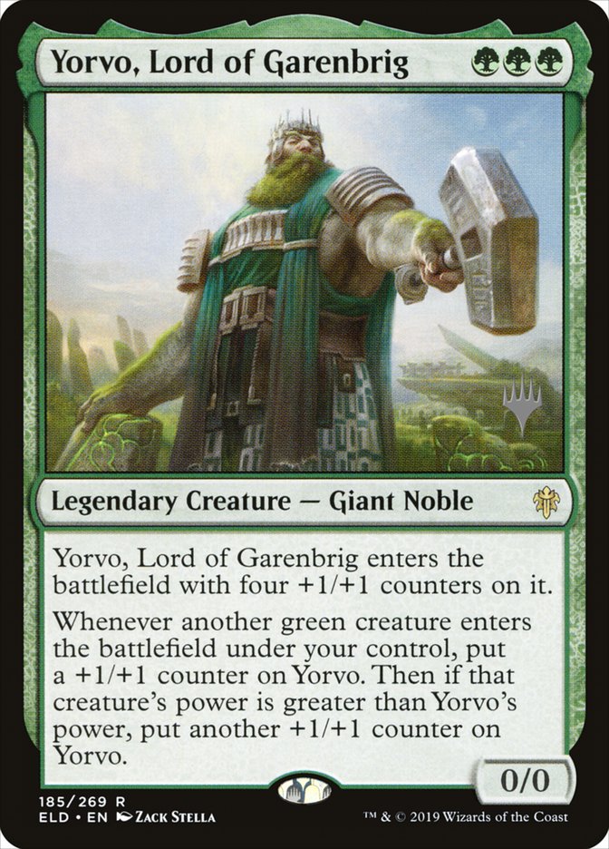 Yorvo, seigneur de Garenbrig (Promo Pack) [Promos Le trône d'Eldraine]