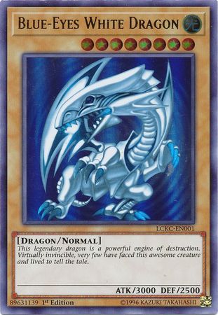 Dragon Blanc aux Yeux Bleus (Version 2) [LCKC-FR001] Ultra Rare