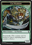 Guerrier chat // Bête (013) Jeton double-face [Commander 2018 Tokens]