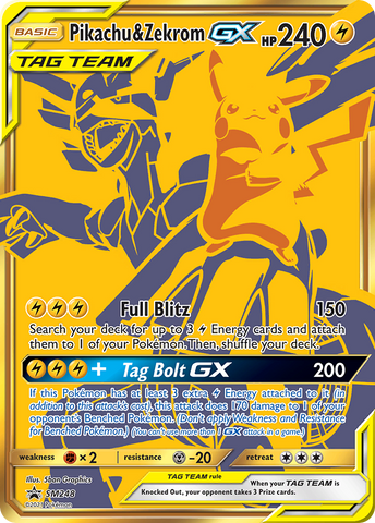 Pikachu y Zekrom GX (SM248) [Sol y Luna: Promos de la estrella negra]