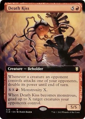 Beso de la muerte (Arte extendido) [Commander Legends: Battle for Baldur's Gate]