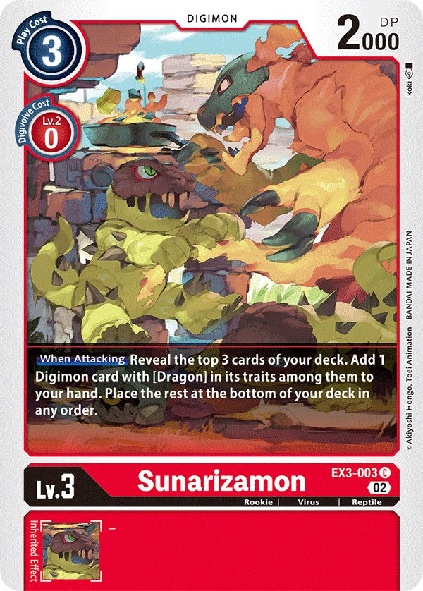 Sunarizamon [EX3-003] [Rugido Dracónico]