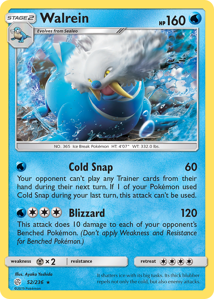 Walrein (52/236) [Soleil et Lune : Éclipse Cosmique]