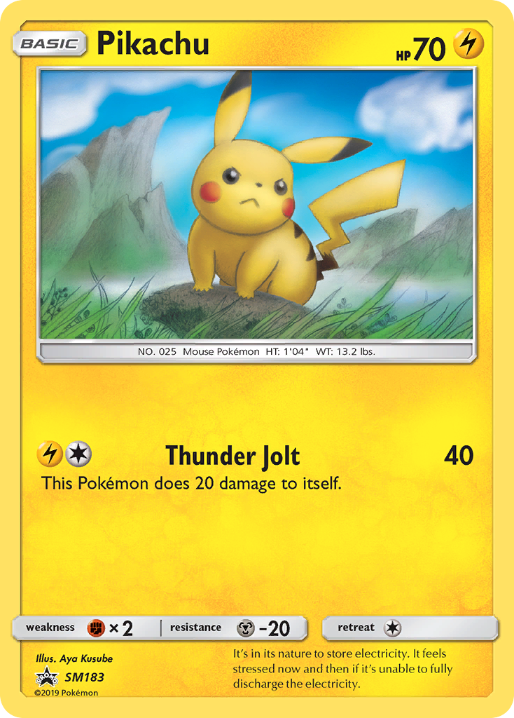 Pikachu (SM183) [Sol y Luna: Promociones Black Star]