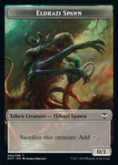 Engendrement d'Eldrazi // Humain Jeton recto-verso [Jetons Commander Les rues de la Nouvelle-Capenna]