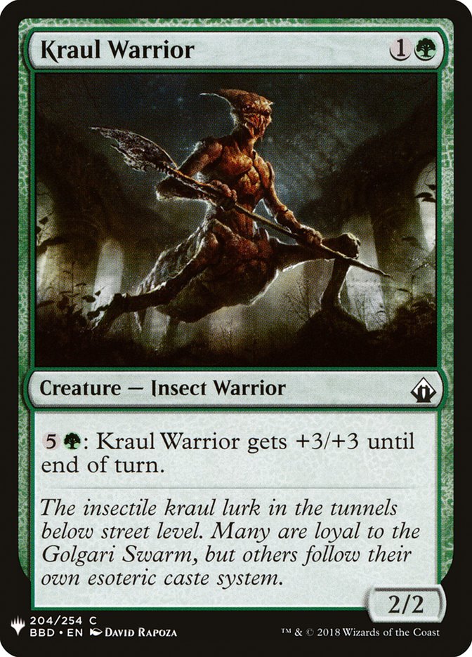 Guerrero kraul [Mystery Booster]
