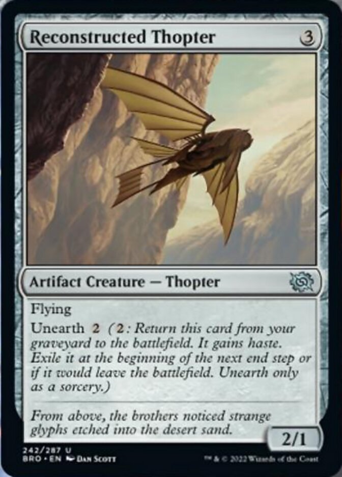 Thopter reconstruit [Les Frères d'armes]