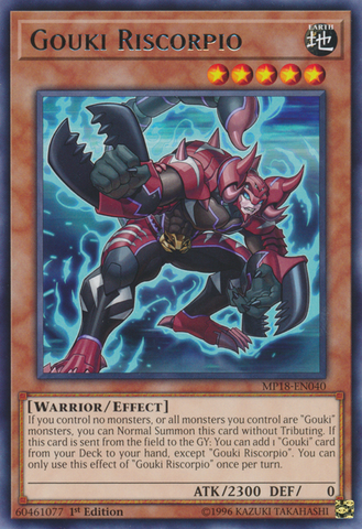 Gouki Riscorpio [MP18-EN040] Rara