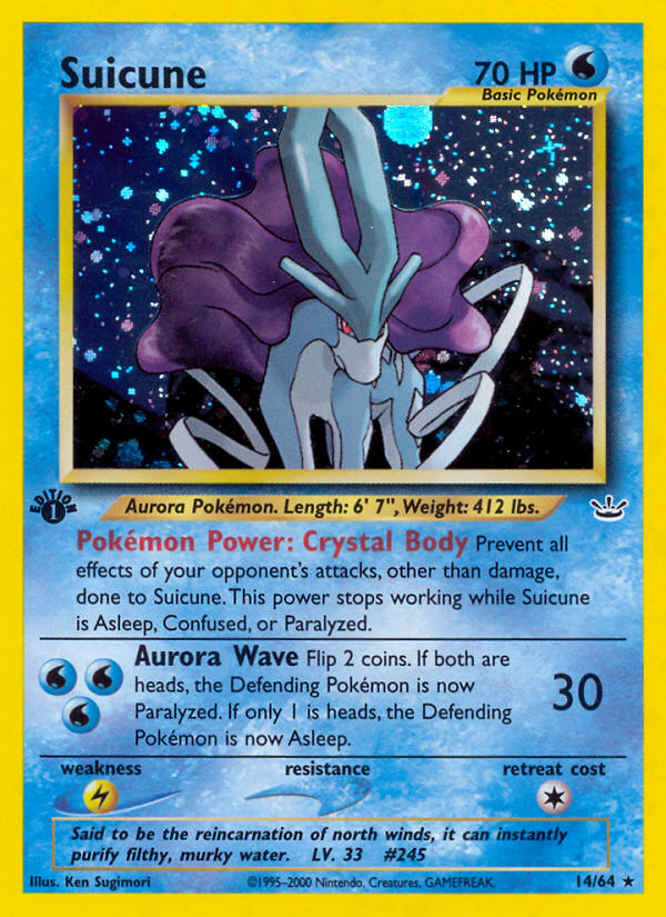 Suicune (14/64) [Néo Révélation 1ère édition]