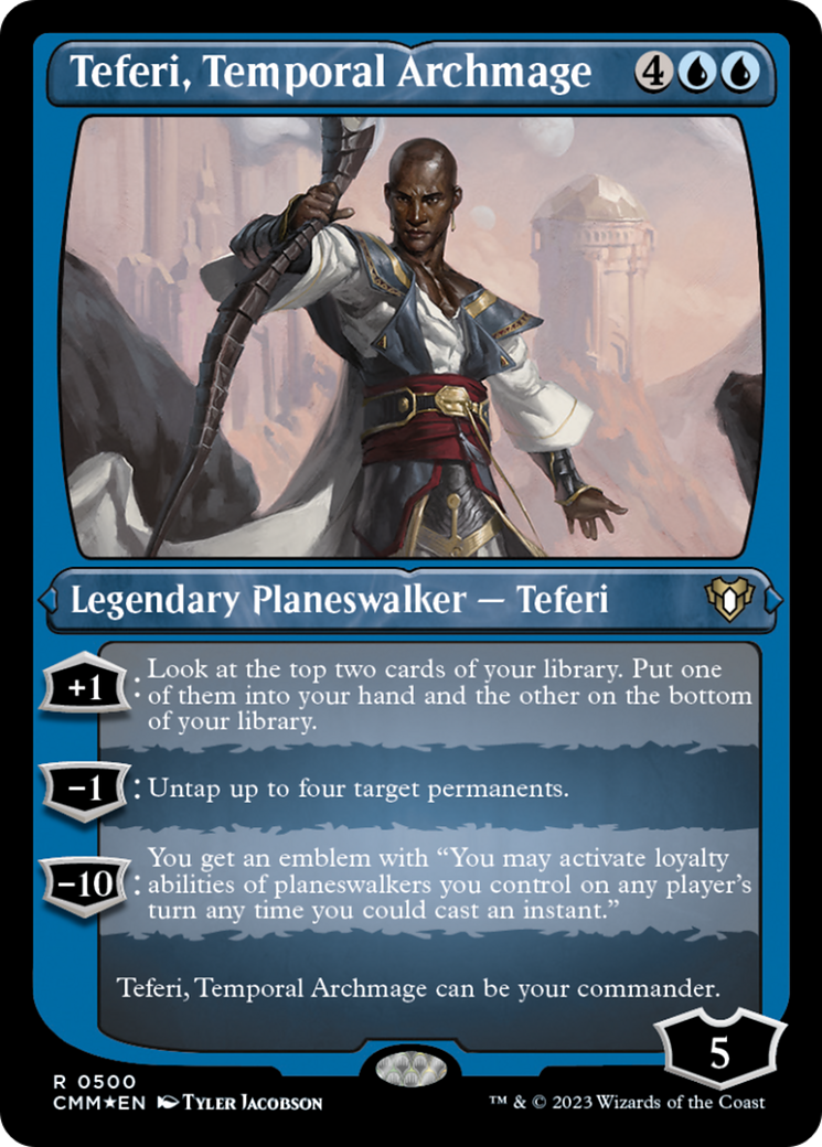 Teferi, Archimage temporel (gravure à l'acide) [Commander Masters]