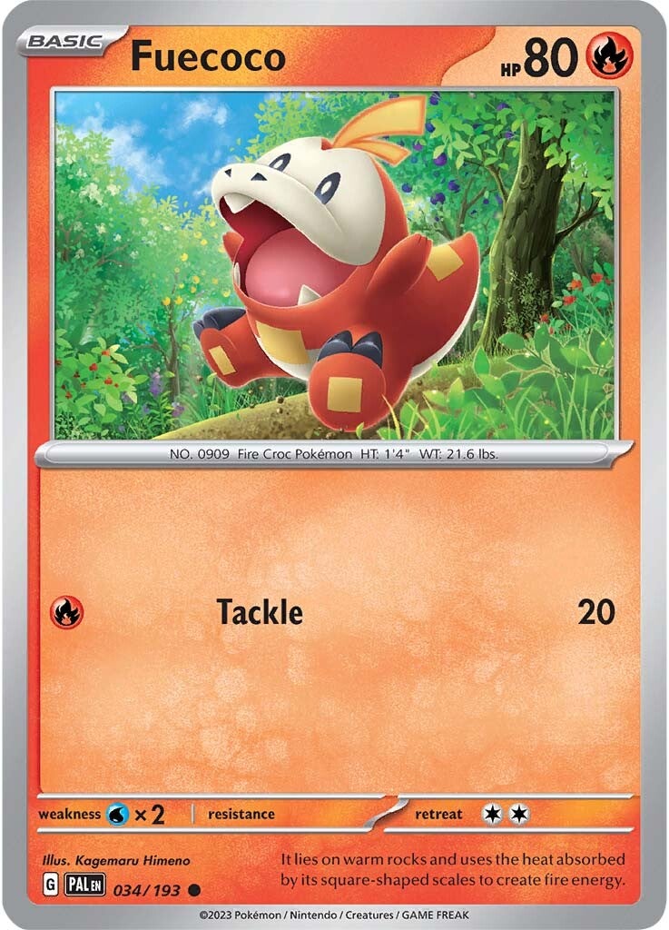 Fuecoco (034/193) [Escarlata y Púrpura: Evolución en Paldea]