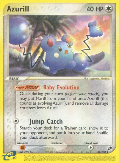 Azurill (31/100) [EX: Tormenta de arena]