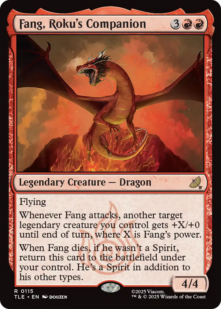 Fang, compañero de Roku [Avatar: La Leyenda de Aang: Sempiterno-Legal]