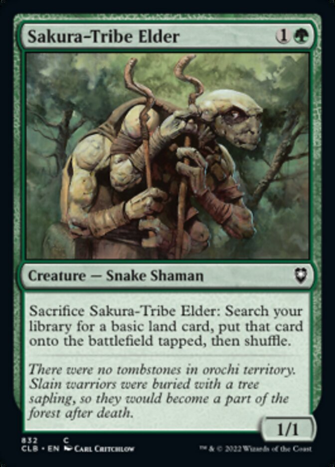Ancien de la Tribu-Sakura [Commander Legends: Battle for Baldur's Gate]