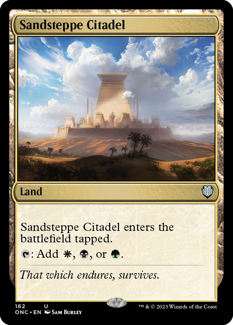 Citadelle des dunes de sable [Phyrexia : Tous seront un Commander]
