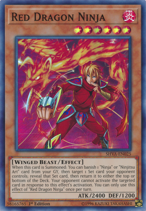 Dragon Ninja Rouge [SHVA-FR025] Super Rare