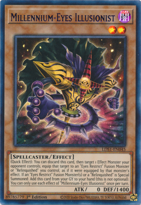 Illusionniste aux Yeux du Millénium (Bleu) [LDS1-EN045] Ultra Rare
